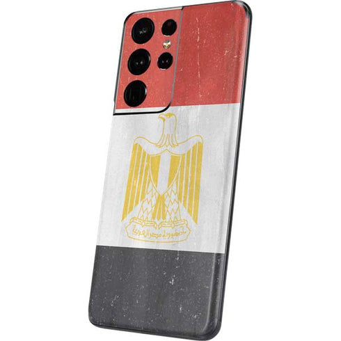 Egypt Flag Distressed Galaxy S21 Ultra 5G Skin